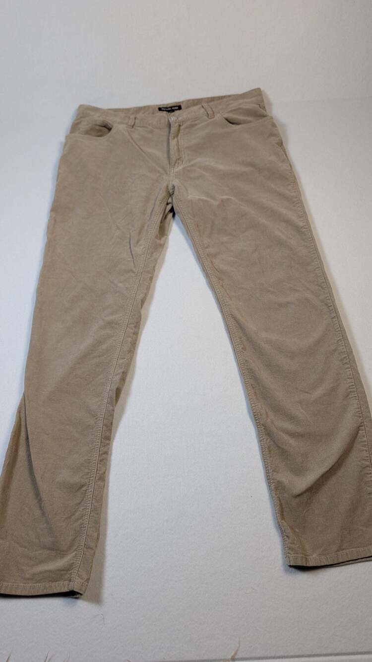 Michael Kors Men's Tan Corduroy Pants 38x31